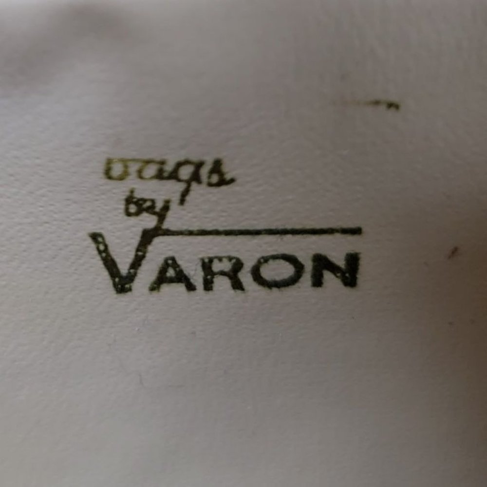 Vintage Varon Snakeskin Shoulder Crossbody Bag Purse Clutch Gold Tone - Picture 4 of 6